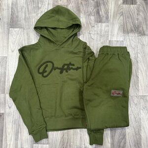 Olive Green Hoodie and Joggers Set